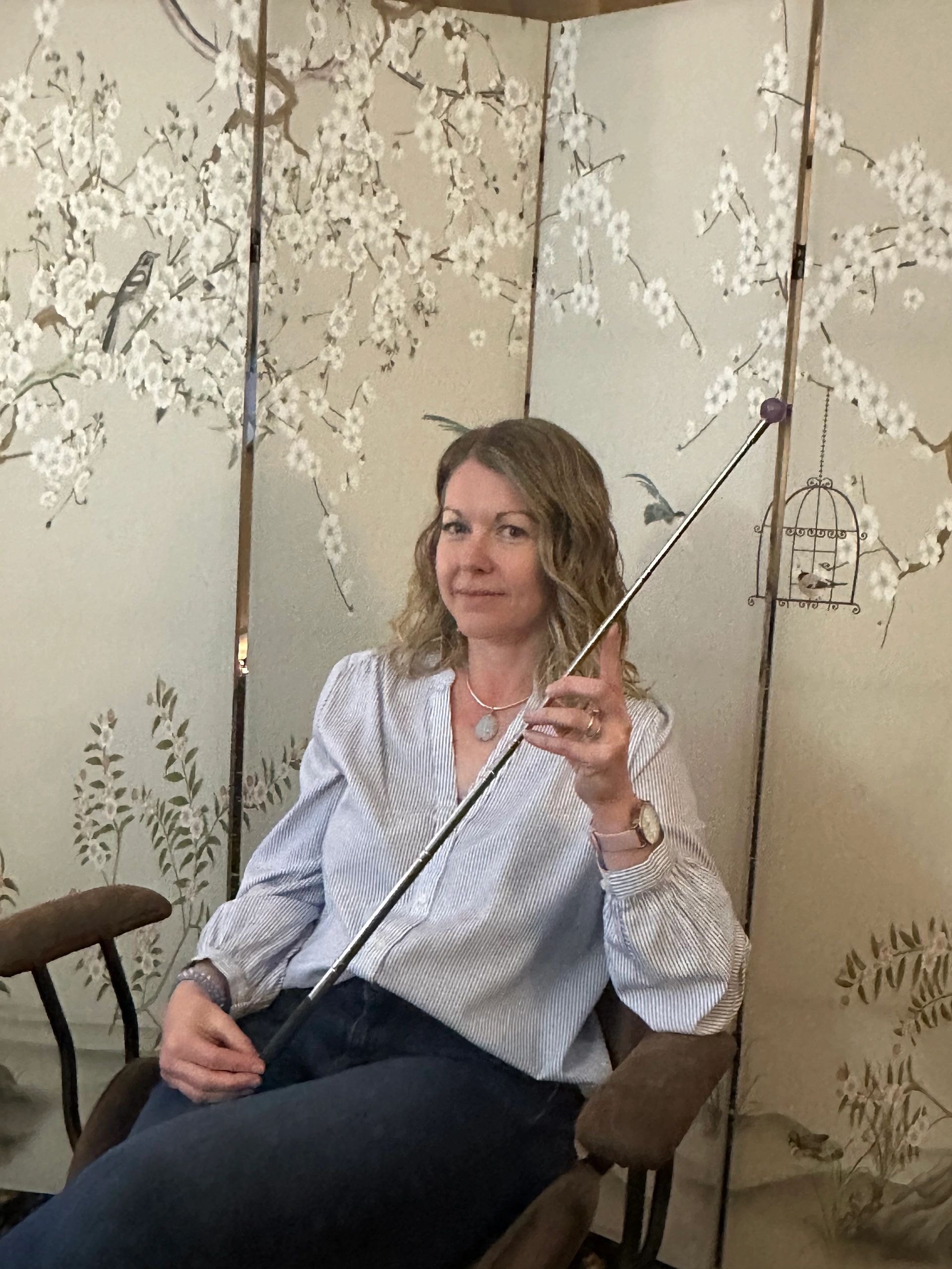 Ashley Murphy doing Brainspotting therapy